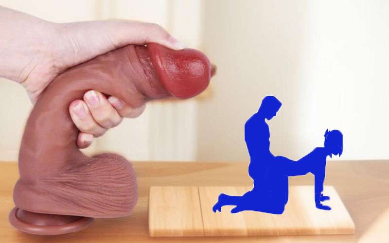 Dương vật giả gắn tường Dildo